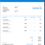 Invoice Template | Create And Send Free Invoices Instantly pertaining to Web Design Invoice Template Word