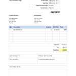 Invoice Template Word 2007 Free Download | Templates Free For Free Printable Invoice Template Microsoft Word