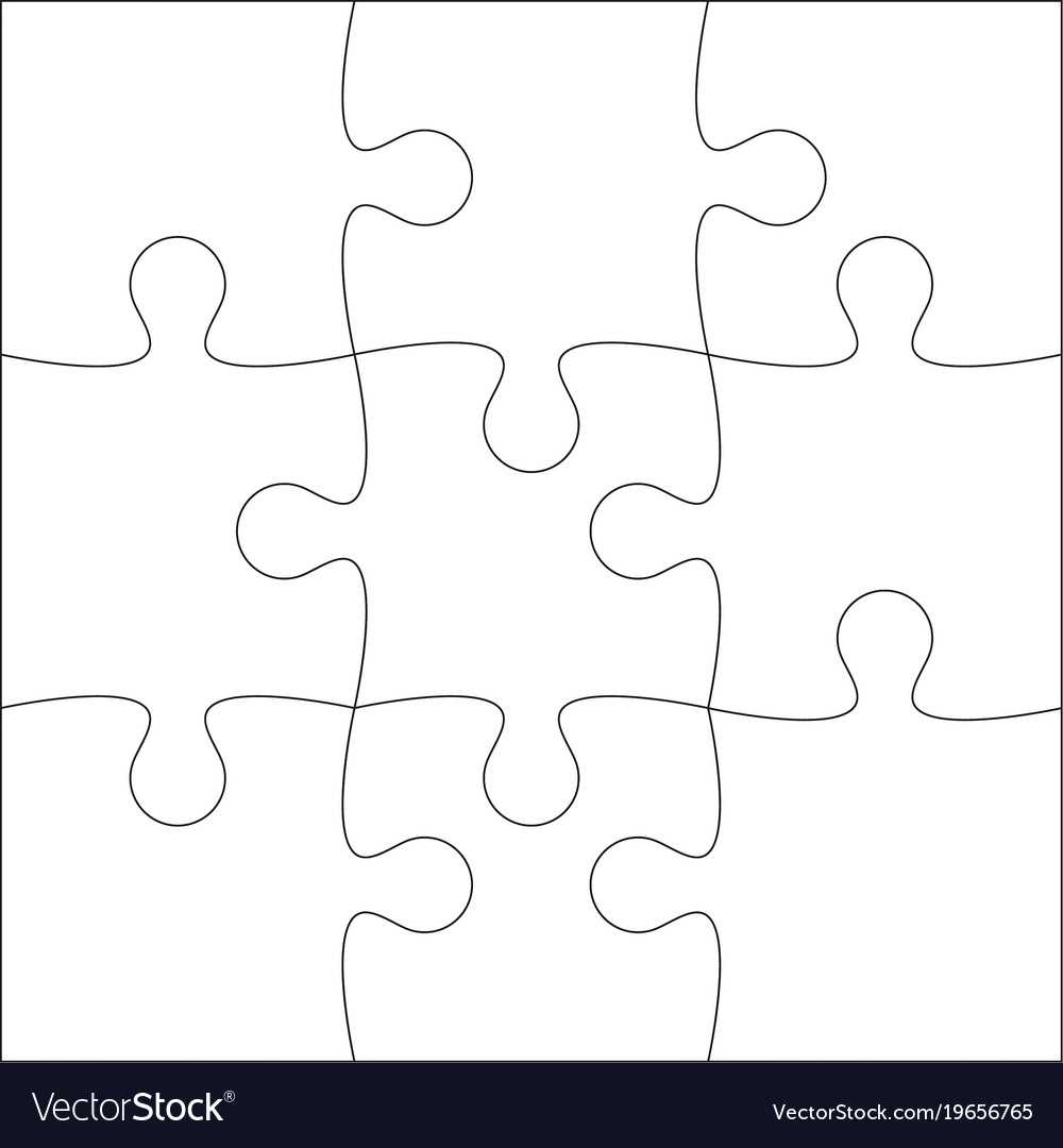 Jigsaw Puzzle Blank In Blank Jigsaw Piece Template