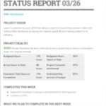 Keep Your Project On Track With Status Reports – The Digital Pertaining To Project Implementation Report Template
