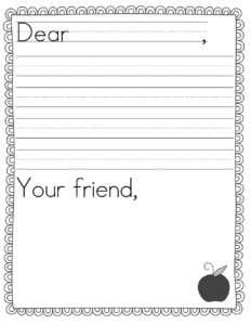 Kids Letter Writing Campaign — Urban Homestead Foundation with regard to Blank Letter Writing Template For Kids