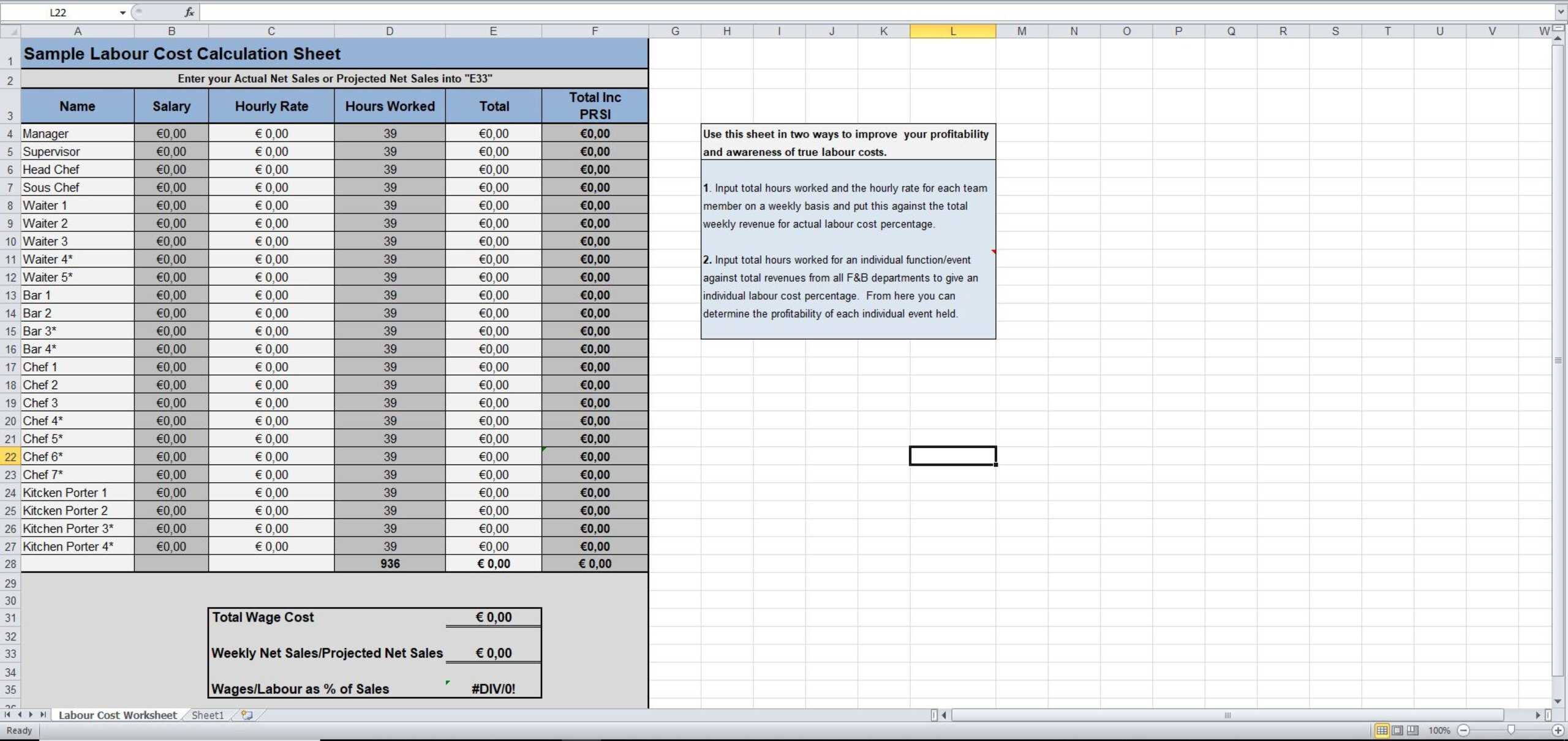 Labor Cost Template Excel – Falep.midnightpig.co With Regard To Job Cost Report Template Excel