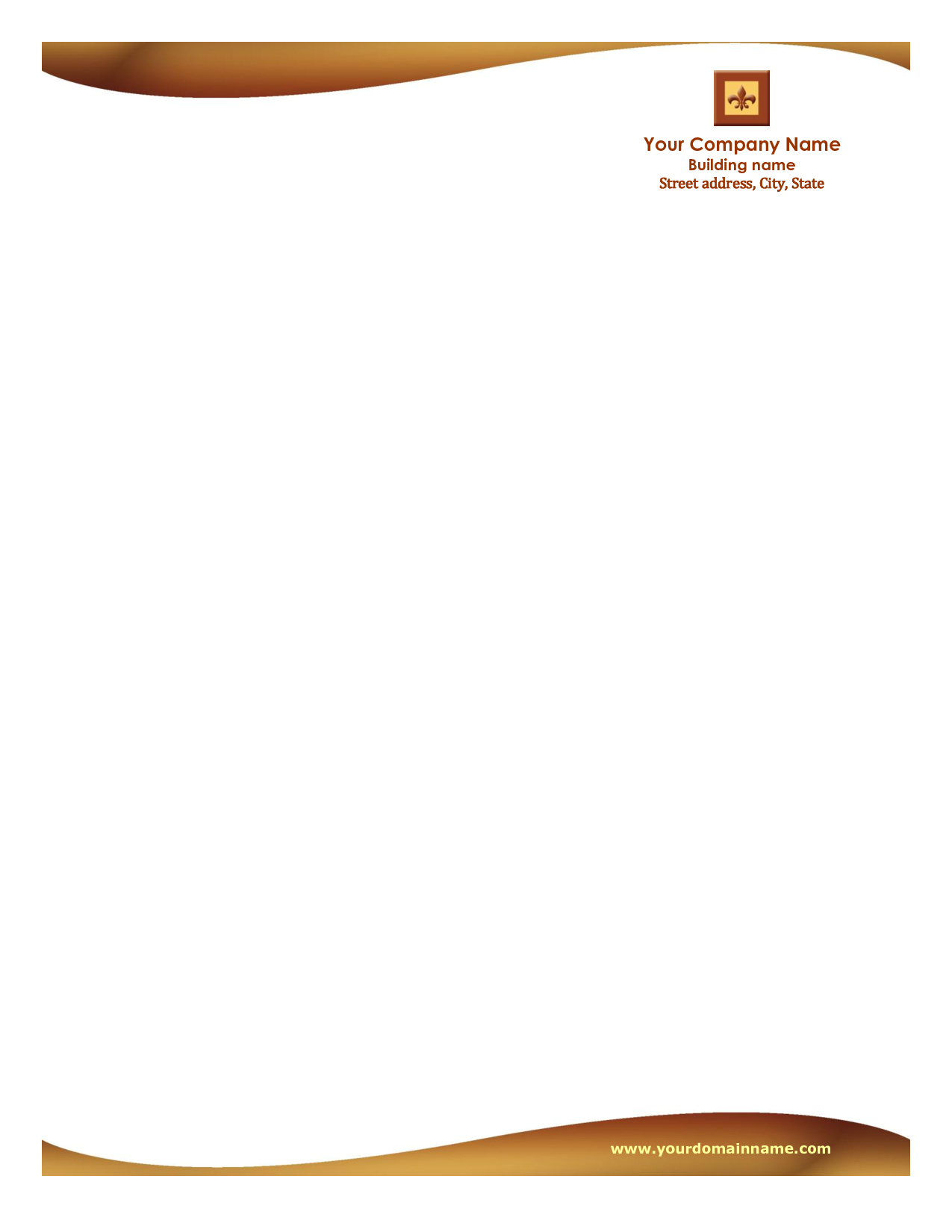 Letter Header Poster Template Design Within Header Templates For Word