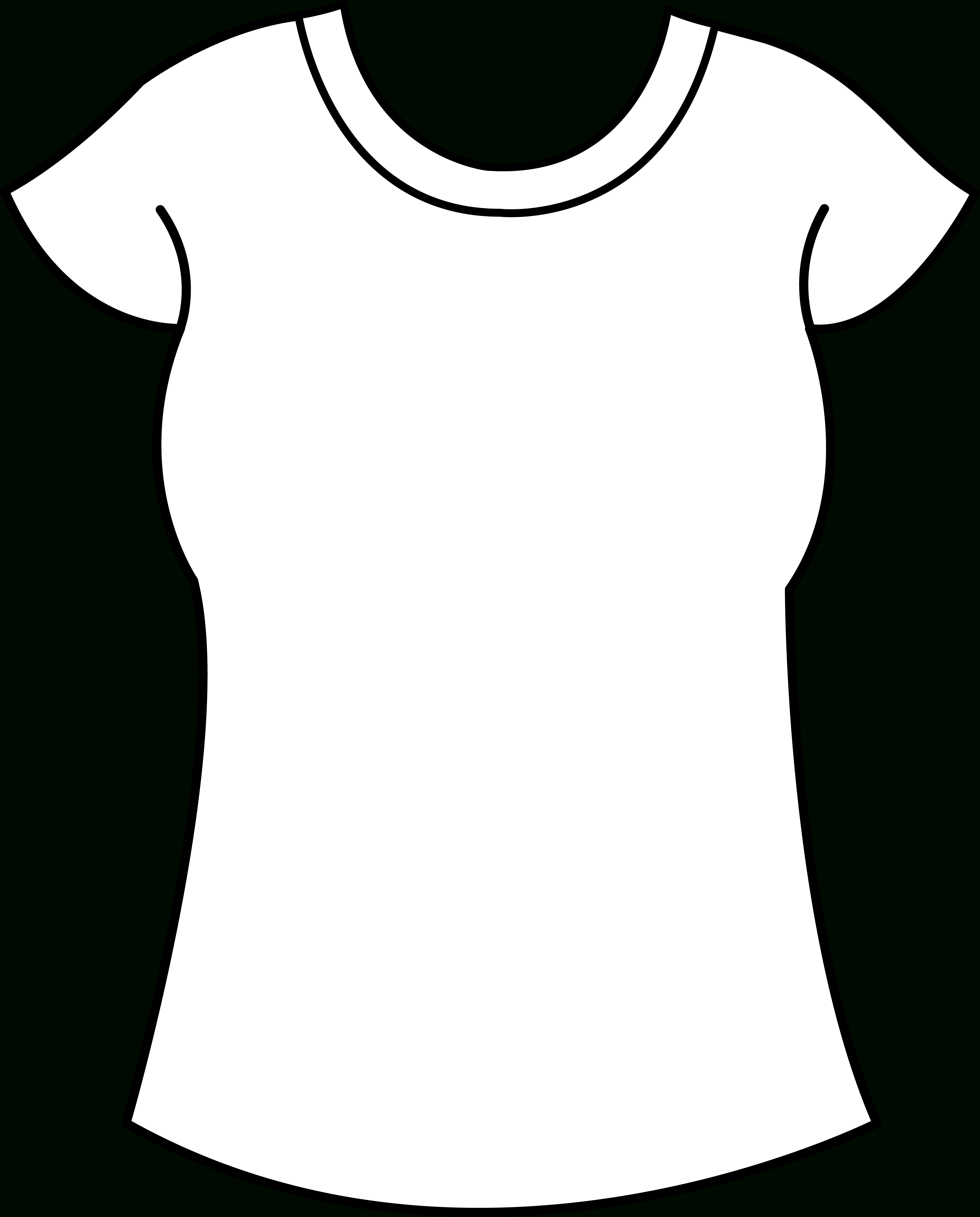 Library Of T Shirt Text Vector Royalty Free Png Files In Blank Tshirt Template Printable