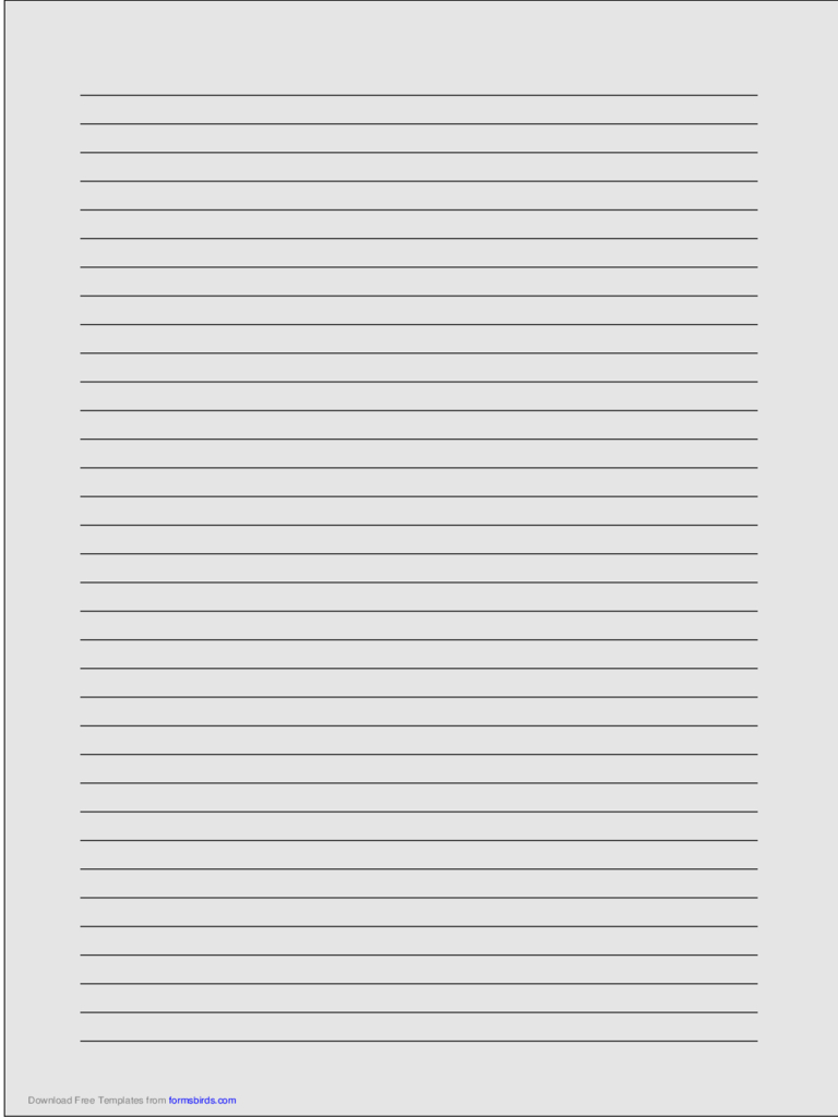 Lined Paper – 320 Free Templates In Pdf, Word, Excel Download With Regard To Ruled Paper Template Word