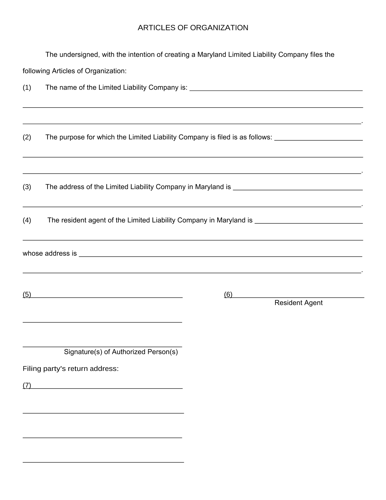 Llc Articles Of Organization: What They Are And How To File Them Regarding Llc Annual Report Template