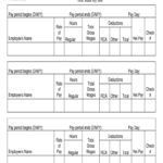 Make A Paystub On Word – Fill Online, Printable, Fillable Inside Blank Pay Stub Template Word