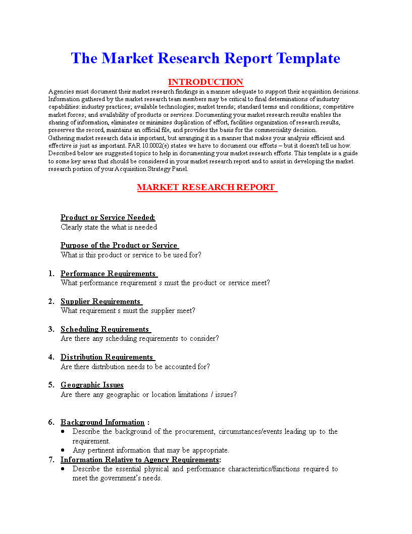 Market Research Document Template – Calep.midnightpig.co With Market Research Report Template