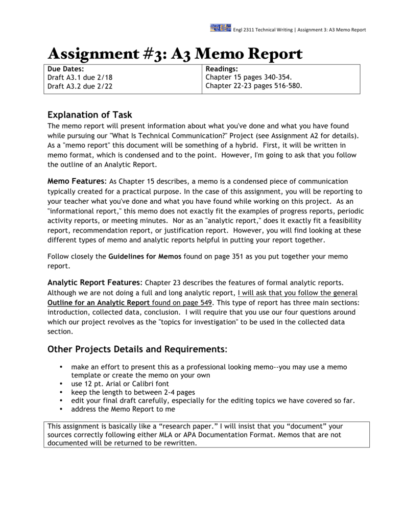 Memo Format Report – Dalep.midnightpig.co With Regard To Assignment Report Template