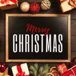 Merry Christmas – Vintage Banner Template In Merry Christmas Banner Template