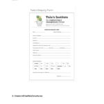 Microsoft Word File – Docsity Intended For Enquiry Form Template Word