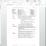 Microsoft Word Handbook Template – Heartwork Inside Training Manual Template Microsoft Word