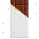 Milk Chocolate Bar Blank Wrapper Mock | Food And Drink Inside Free Blank Candy Bar Wrapper Template