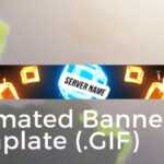 Minecraft Animated Server Banner Template "drop The Blocks" For Minecraft Server Banner Template