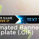 Minecraft Animated Server Banner Template &quot;super Dazzle&quot; with Animated Banner Template
