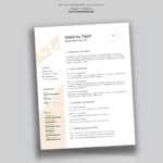 Modern Resume Template In Word Free – Used To Tech For Free Resume Template Microsoft Word