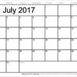 Month At A Glance Blank Calendar | Monthly Printable Calender Intended For Month At A Glance Blank Calendar Template