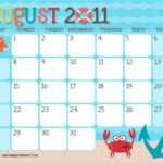 Monthly Calendar Kids – Printable Year Calendar Intended For Blank Calendar Template For Kids