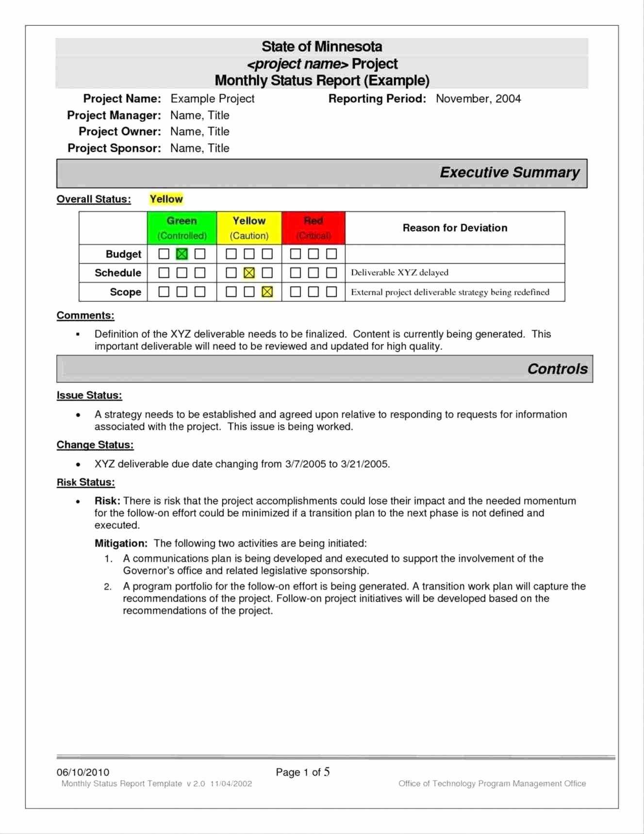 Monthly Status Report Template Word – Falep.midnightpig.co Within Monthly Status Report Template Project Management
