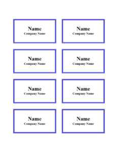 Name Tag Templates Word - Calep.midnightpig.co regarding Visitor Badge Template Word