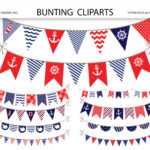 Nautical Bunting Clipart Inside Nautical Banner Template