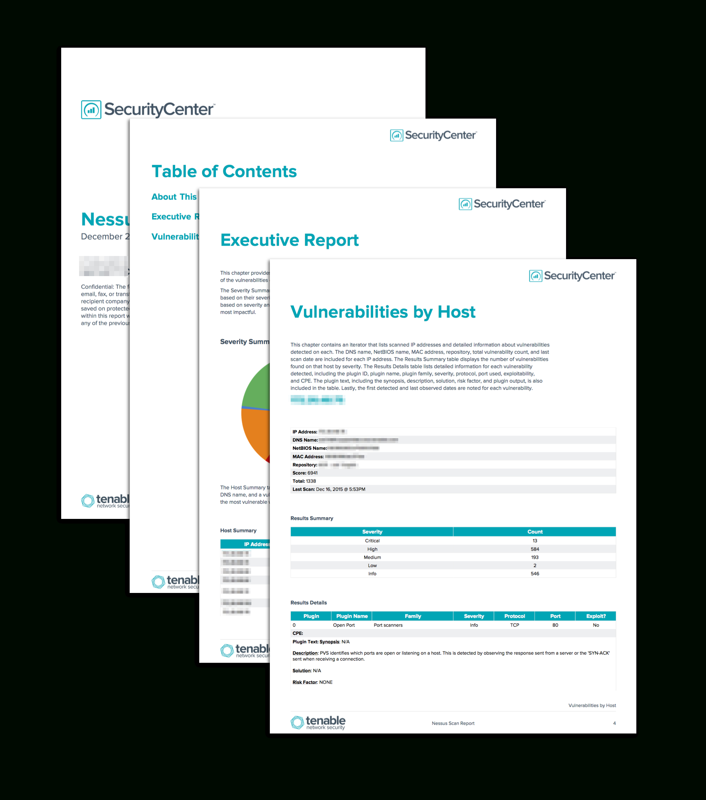 Nessus Scan Report - Sc Report Template | Tenable® With Nessus Report Templates