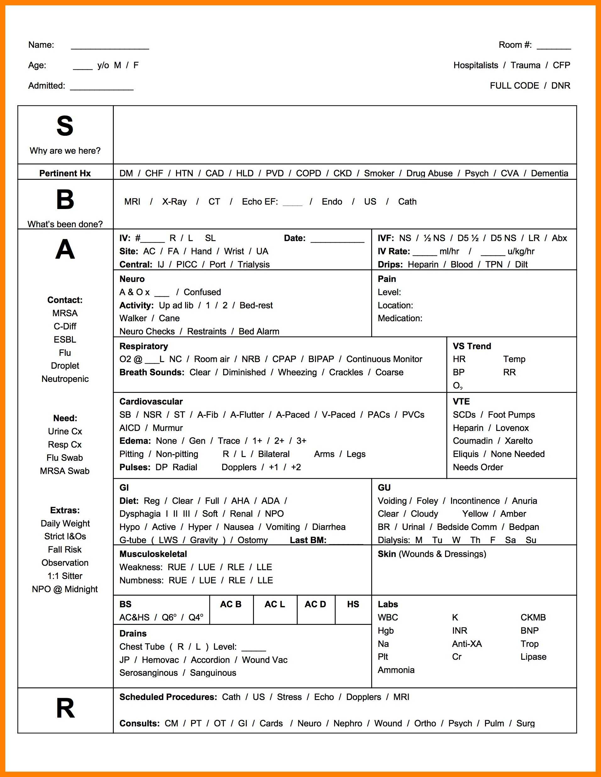 Nursing Worksheets | Printable Worksheets And Activities For For Nurse Report Template