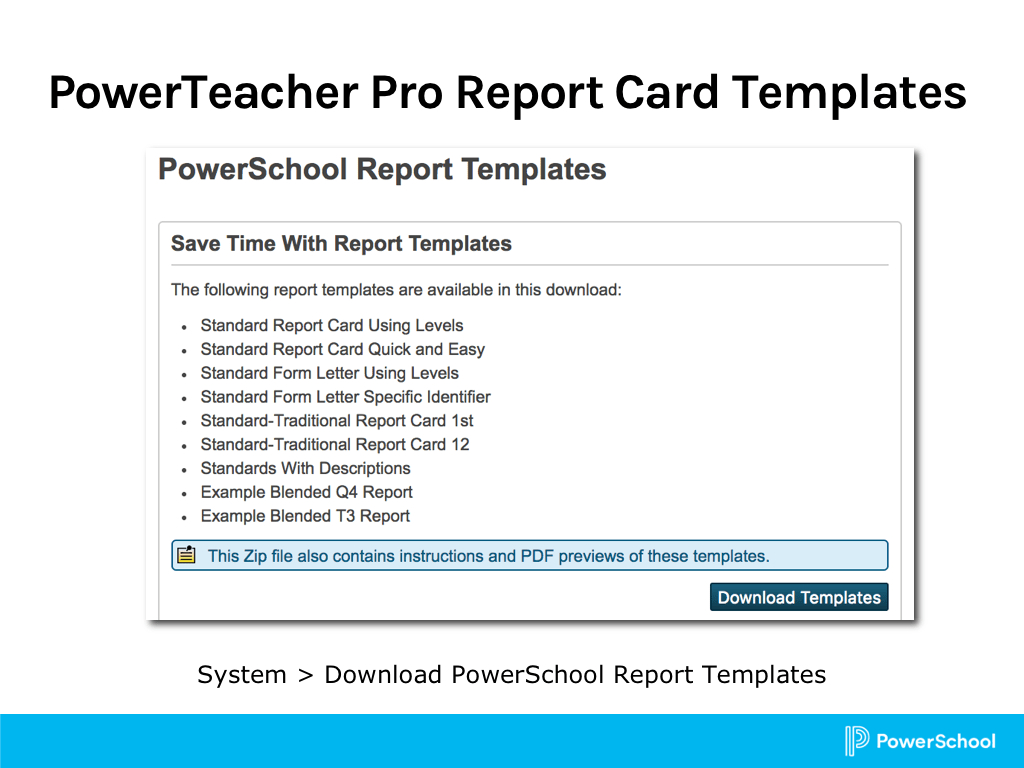 Object Reports 3: Report Cards And Transcripts For Powerschool Reports Templates