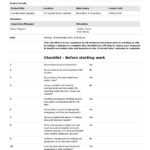 Ohs Monthly Report Template Audit Hazard Inspection Checklist Pertaining To Ohs Monthly Report Template