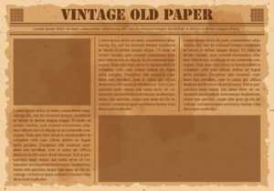 Old Newspaper Free Vector Art - (1,682 Free Downloads) for Blank Old Newspaper Template