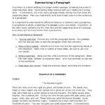 One Paragraph Summary Template – Calep.midnightpig.co Pertaining To One Page Book Report Template