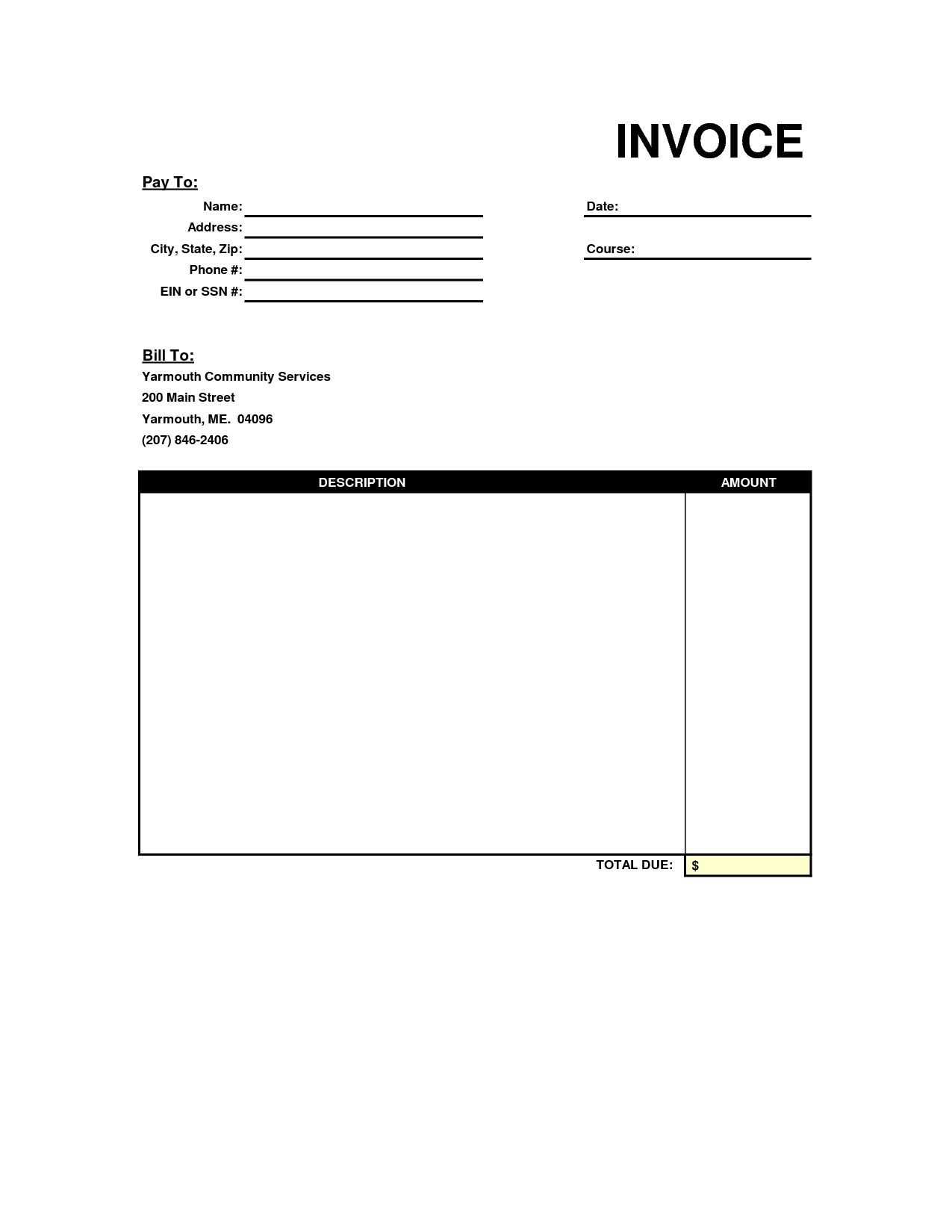 Online Receipt Template - Egeberg - Egeberg Regarding Free Printable Invoice Template Microsoft Word