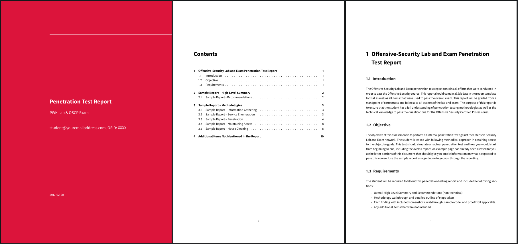 Oscp Exam Report Template In Markdown | Oscp Exam Report In Latex Template For Report