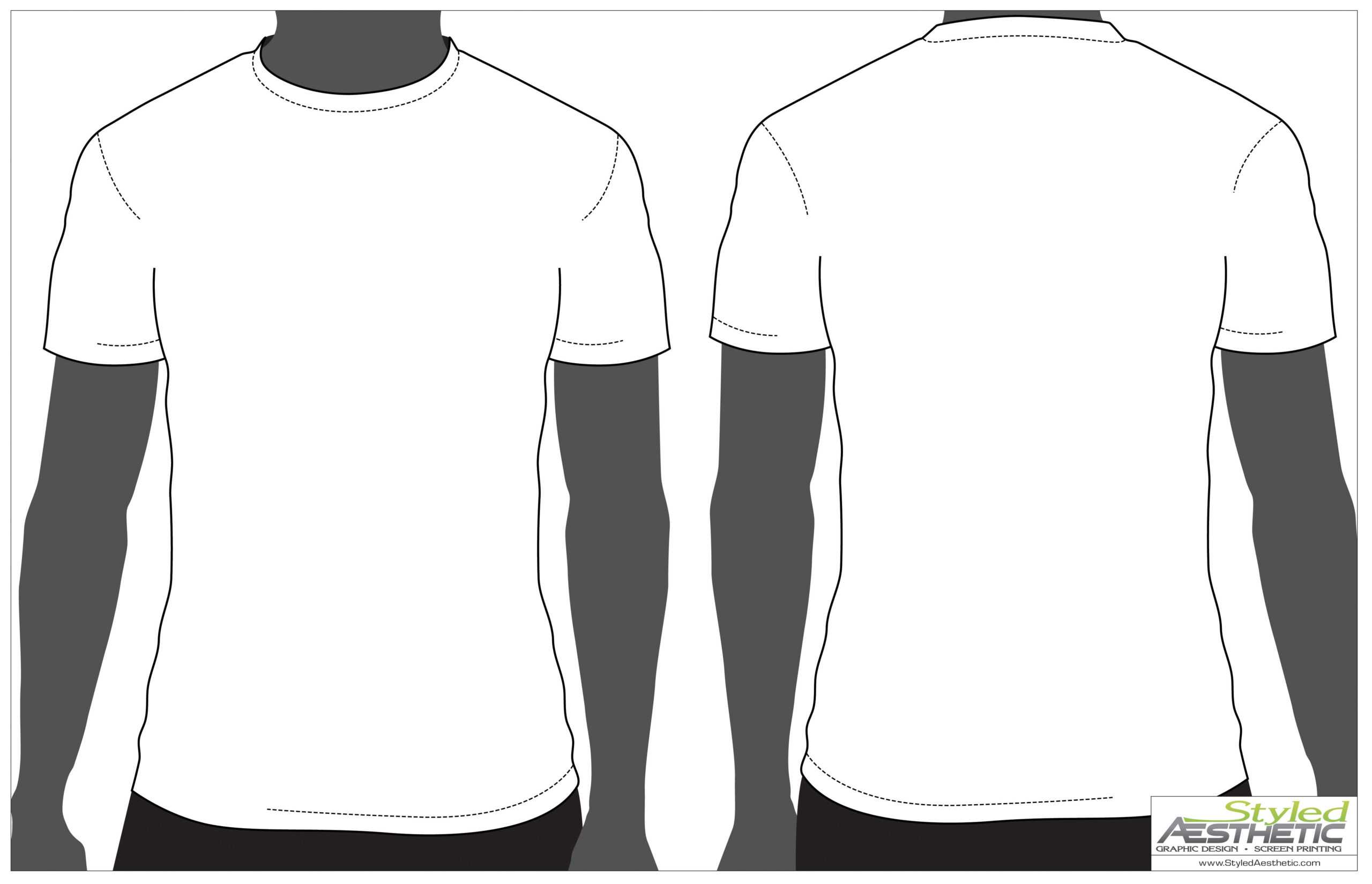 Outline Of A T Shirt Template | Free Download On Clipartmag Pertaining To Blank Tshirt Template Pdf