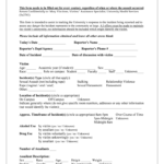 Pdf Domestic Violence Fill Out Form – Fill Online, Printable Intended For Medication Incident Report Form Template