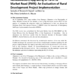 Pdf) Rehabilitation/upgrading Of Farm To Market Road (Fmr With Focus Group Discussion Report Template
