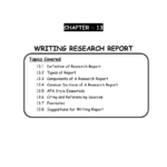 Pdf) Writing Research Report With Research Report Sample Template
