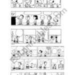 Peanuts & Garfield Blank Comic Strips 1/5 – Esl Worksheet Within Printable Blank Comic Strip Template For Kids