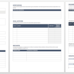 Performance Improvement Plan Templates | Smartsheet Intended For 30 60 90 Day Plan Template Word