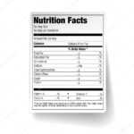 Pictures : Food Labels | Nutrition Facts Food Label — Stock With Regard To Blank Food Label Template
