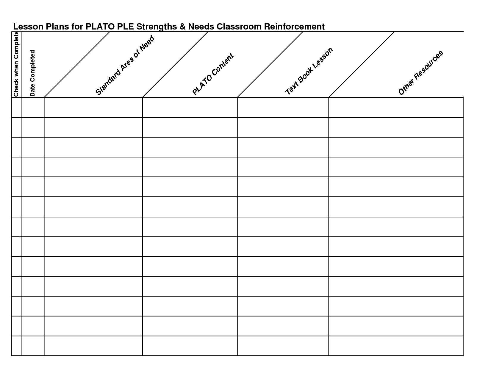 Planbook Template. The Primary Gal Planbook Com Templates Inside Teacher Plan Book Template Word