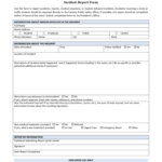 Police Incident Report Form - 3 Free Templates In Pdf, Word with Incident Report Form Template Word