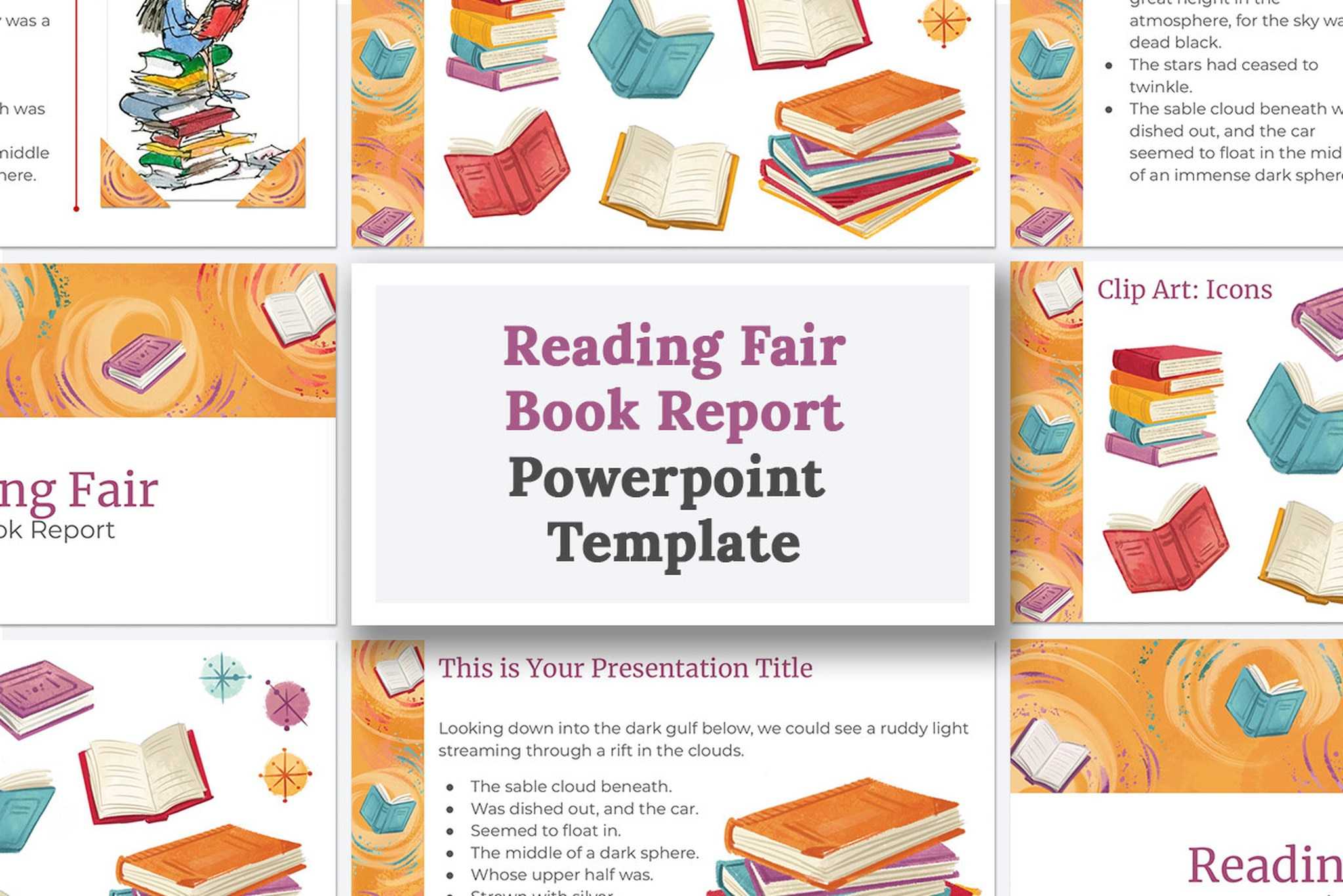 Powerpoint Book Report Template – Falep.midnightpig.co Throughout Mobile Book Report Template