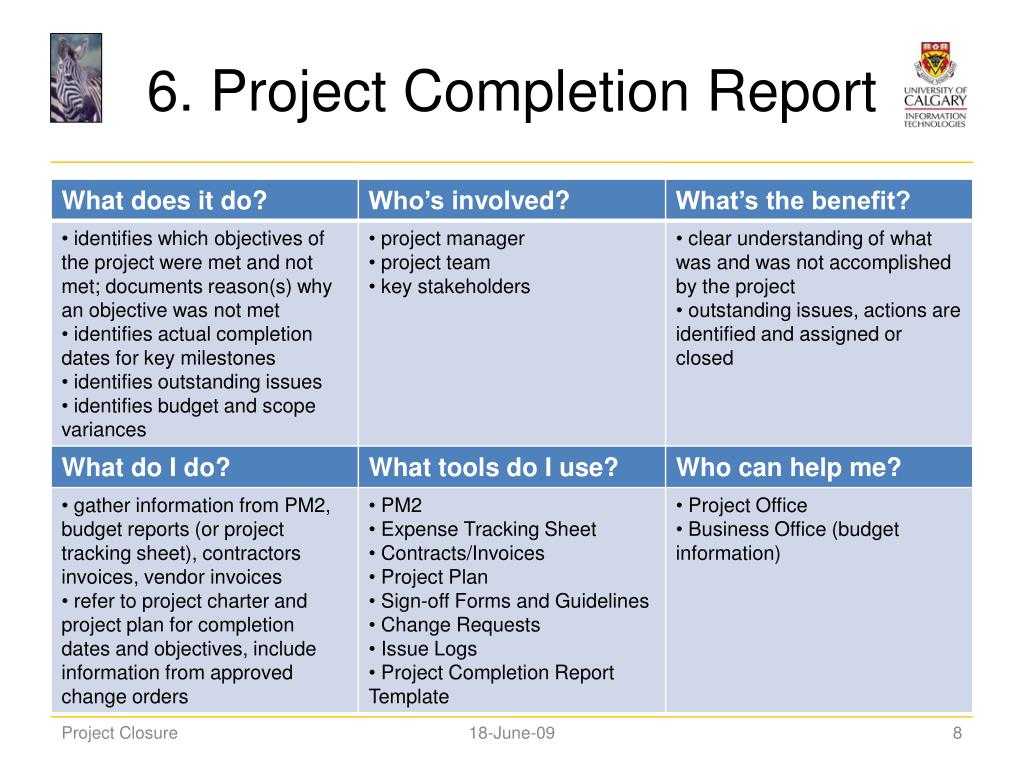 Ppt – Project Closure Powerpoint Presentation, Free Download Intended For Closure Report Template