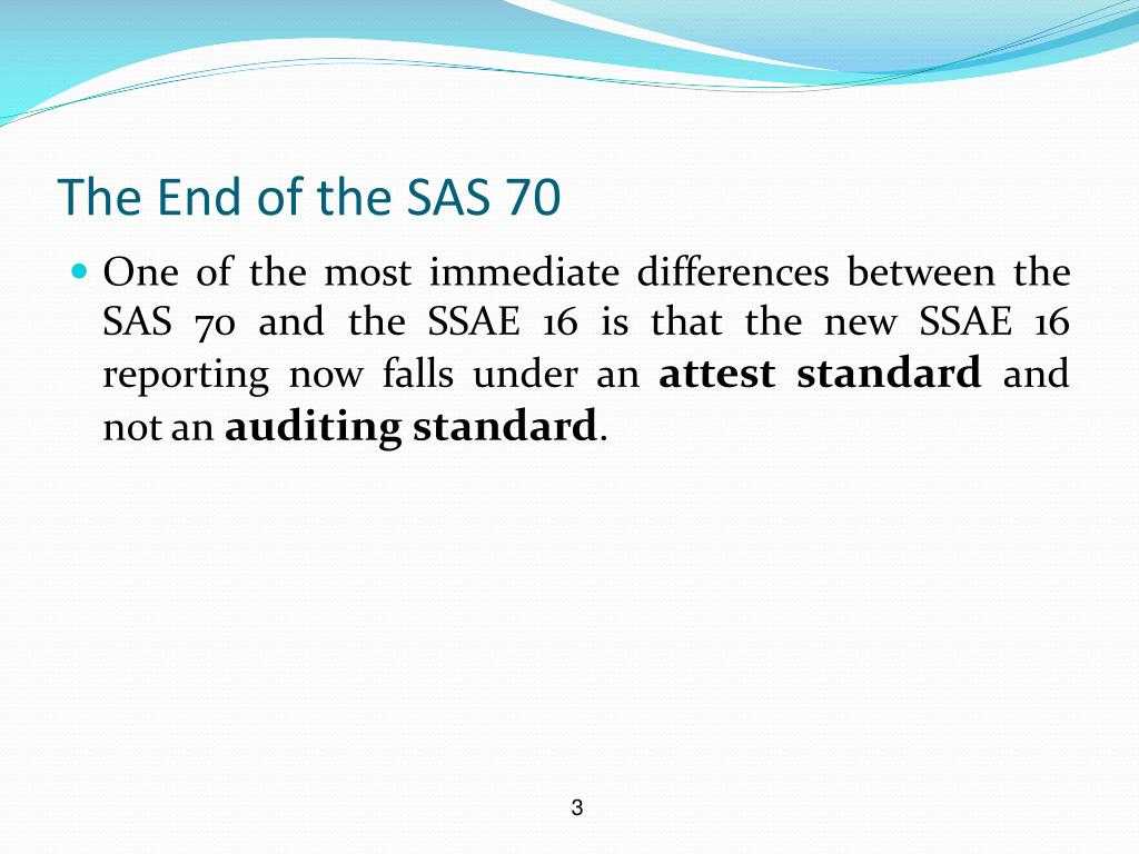 Ppt – The New Sas 70 (Ssae 16) Standard From Both A Service Within Ssae 16 Report Template
