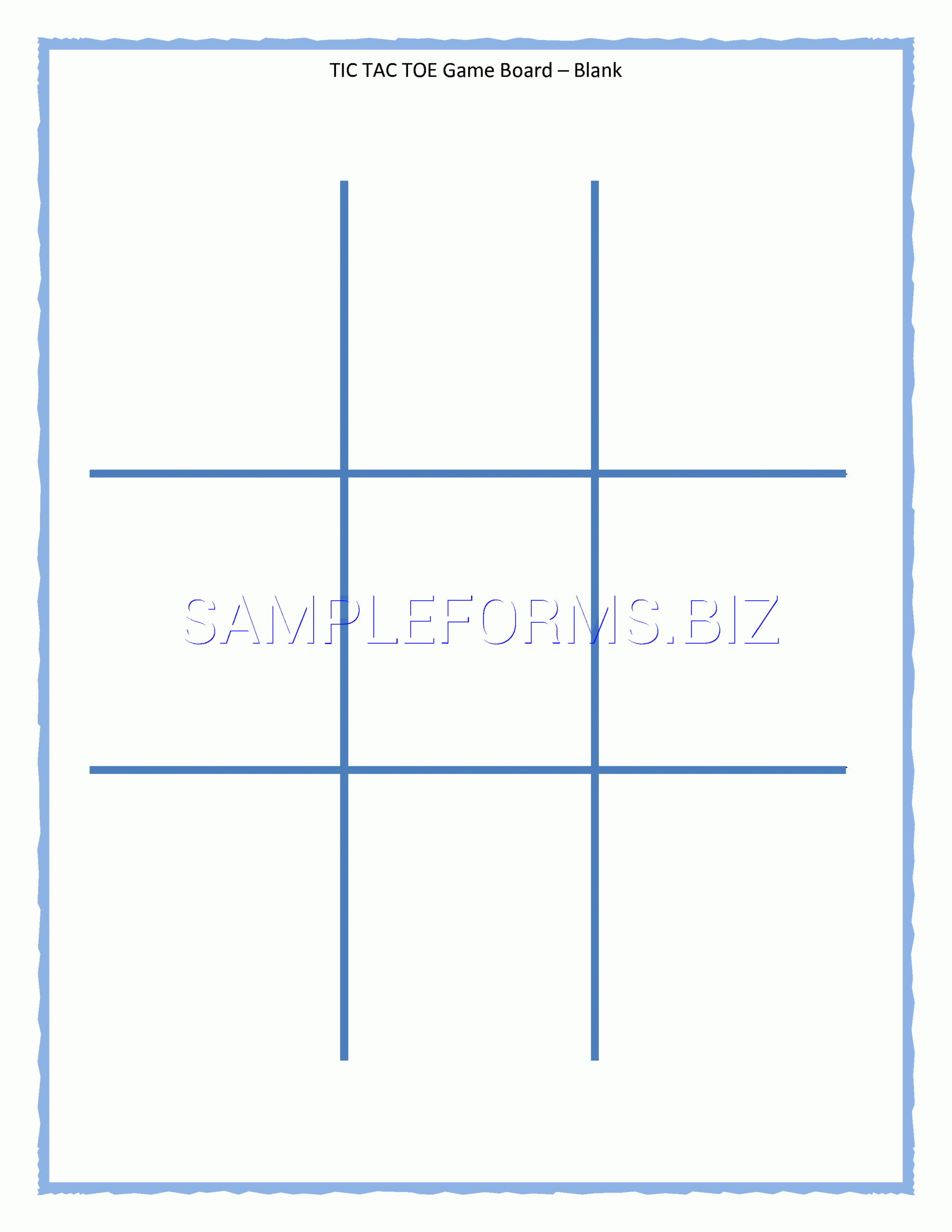 Preview Pdf Tic Tac Toe Game Board, 1 Pertaining To Tic Tac Toe Template Word