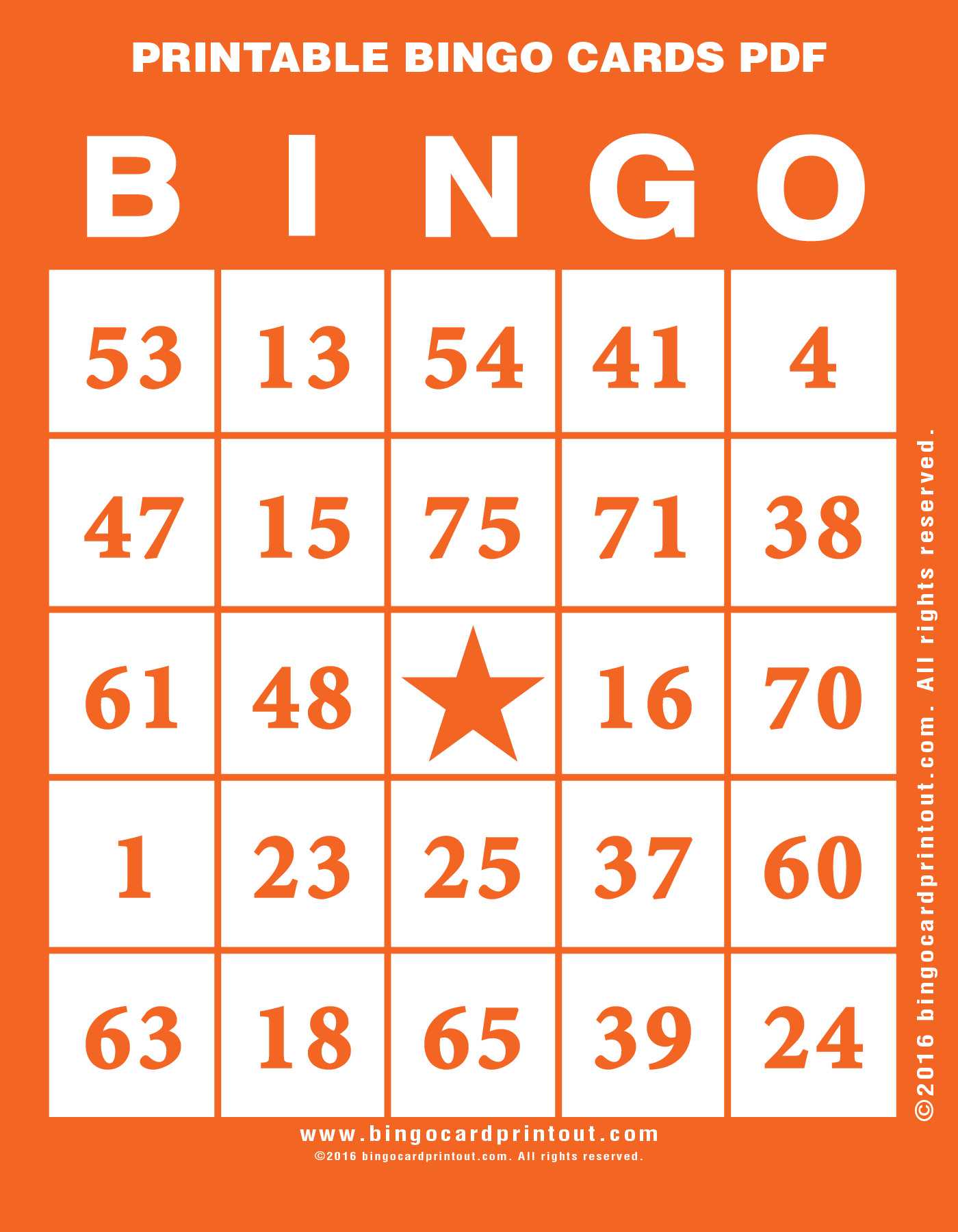 Printable Bingo Cards Pdf – Bingocardprintout Intended For Blank Bingo Template Pdf