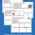 Printable Comic Strip Templates With Story Starters – Frugal Regarding Printable Blank Comic Strip Template For Kids
