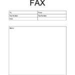 Printable Fax Cover Sheet Template Regarding Fax Cover Sheet Template Word 2010