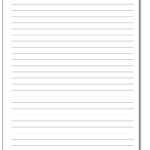 Printable Lined Paper Throughout Notebook Paper Template For Word